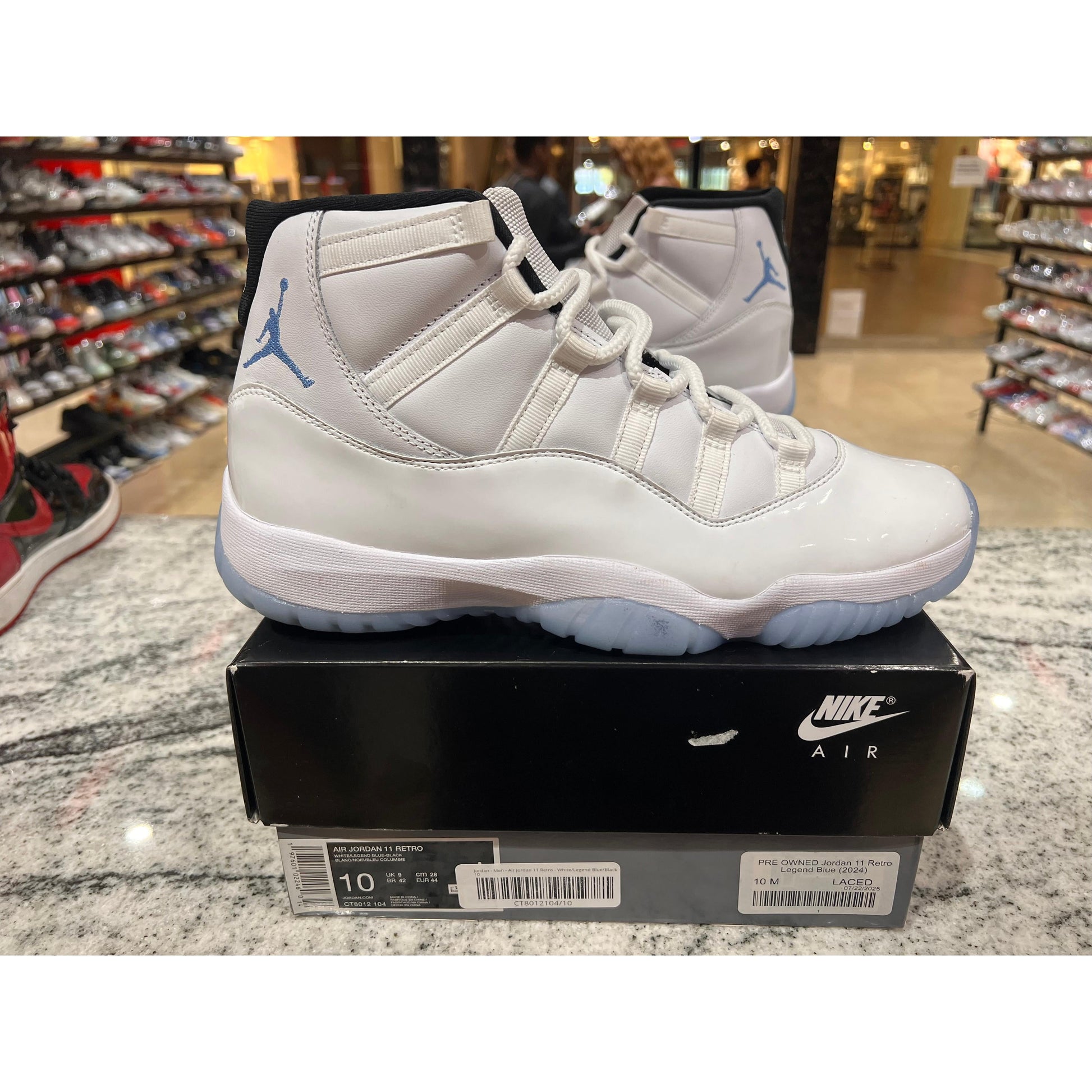 PRE OWNED Jordan 11 Retro Legend Blue (2024)
