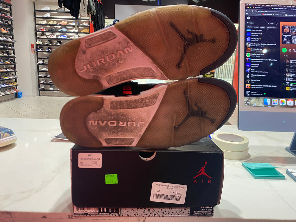 PRE OWNED Jordan 5 Retro Bronze