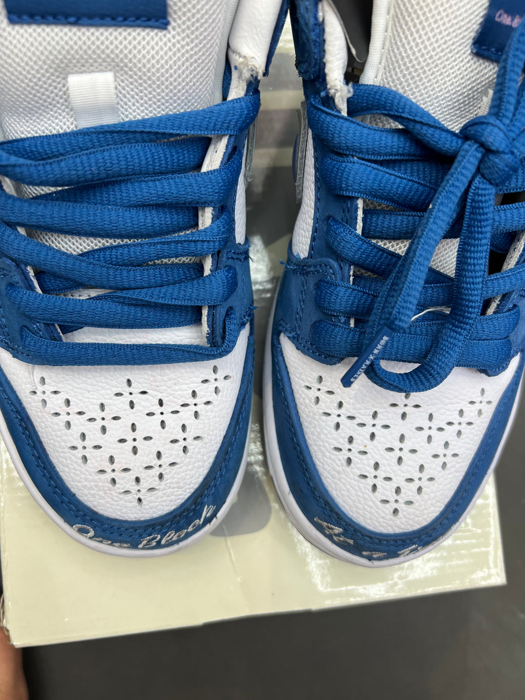 PRE OWNED Nike SB Dunk Low Born X Raised One Block At A Time