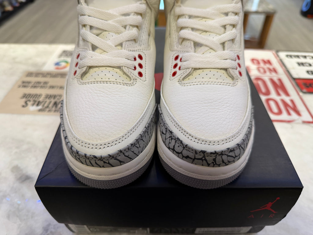 PRE OWNED Jordan 3 Retro White Cement Reimagined (GS)
