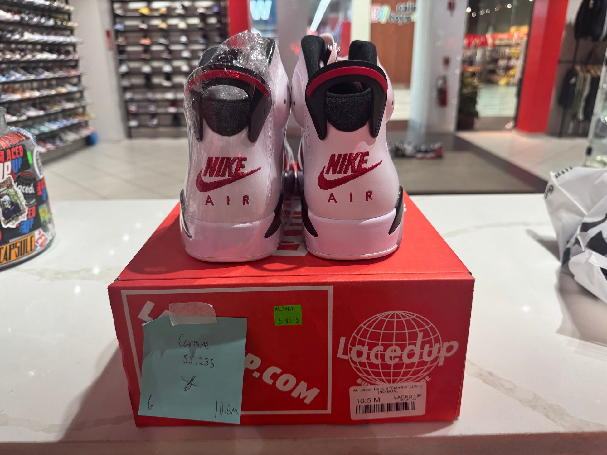 Air Jordan Retro 6 "Carmine" (2021) (NO BOX)
