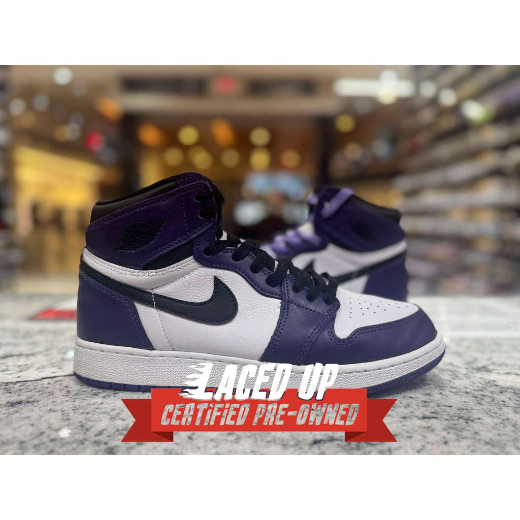 PRE OWNED Air Jordan Retro 1 “Court Purple” (GS)