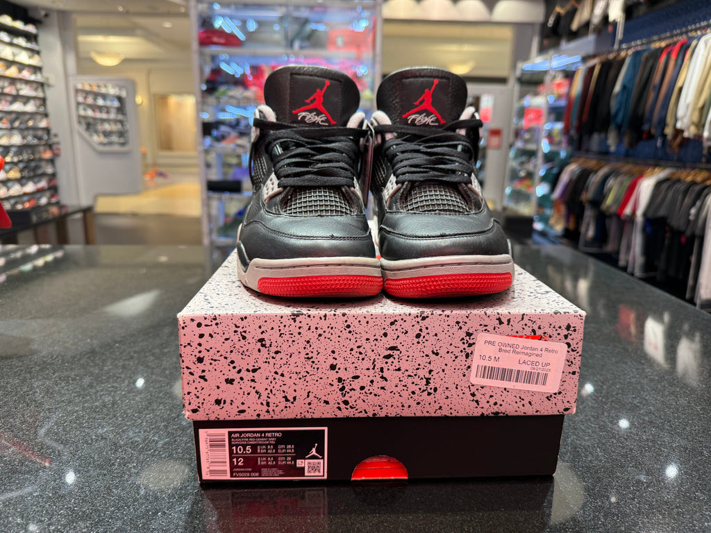 PRE OWNED Jordan 4 Retro Bred Reimagined