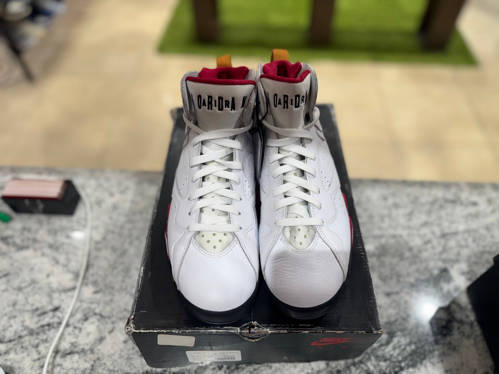 PRE OWNED Jordan 7 Retro Cardinal (2022)
