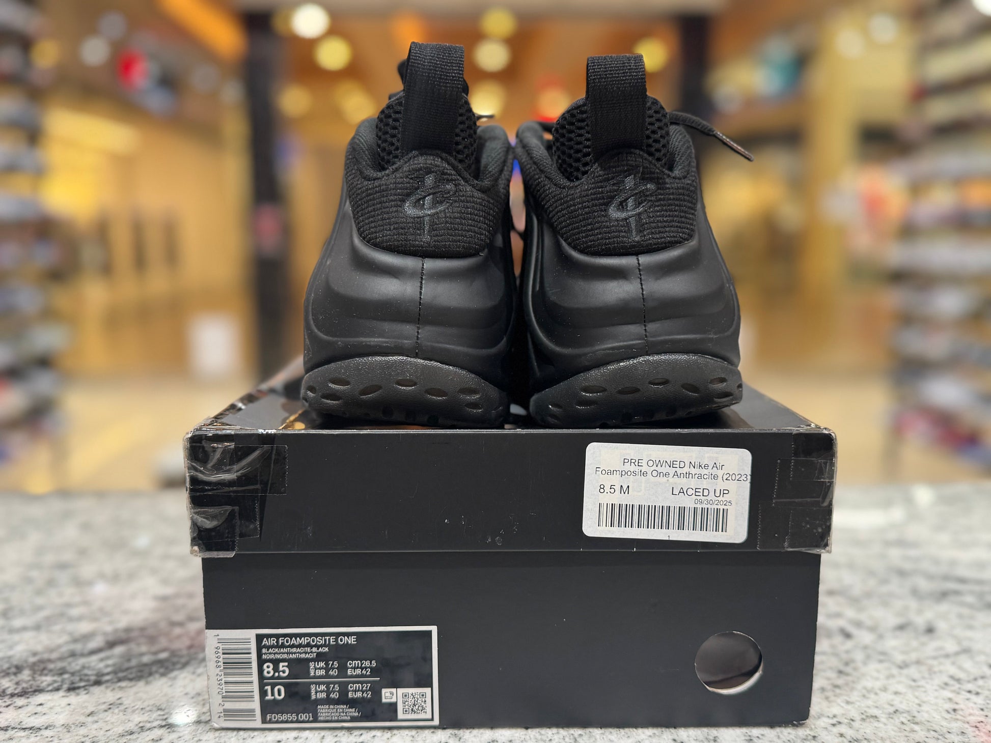 PRE OWNED Nike Air Foamposite One Anthracite (2023)