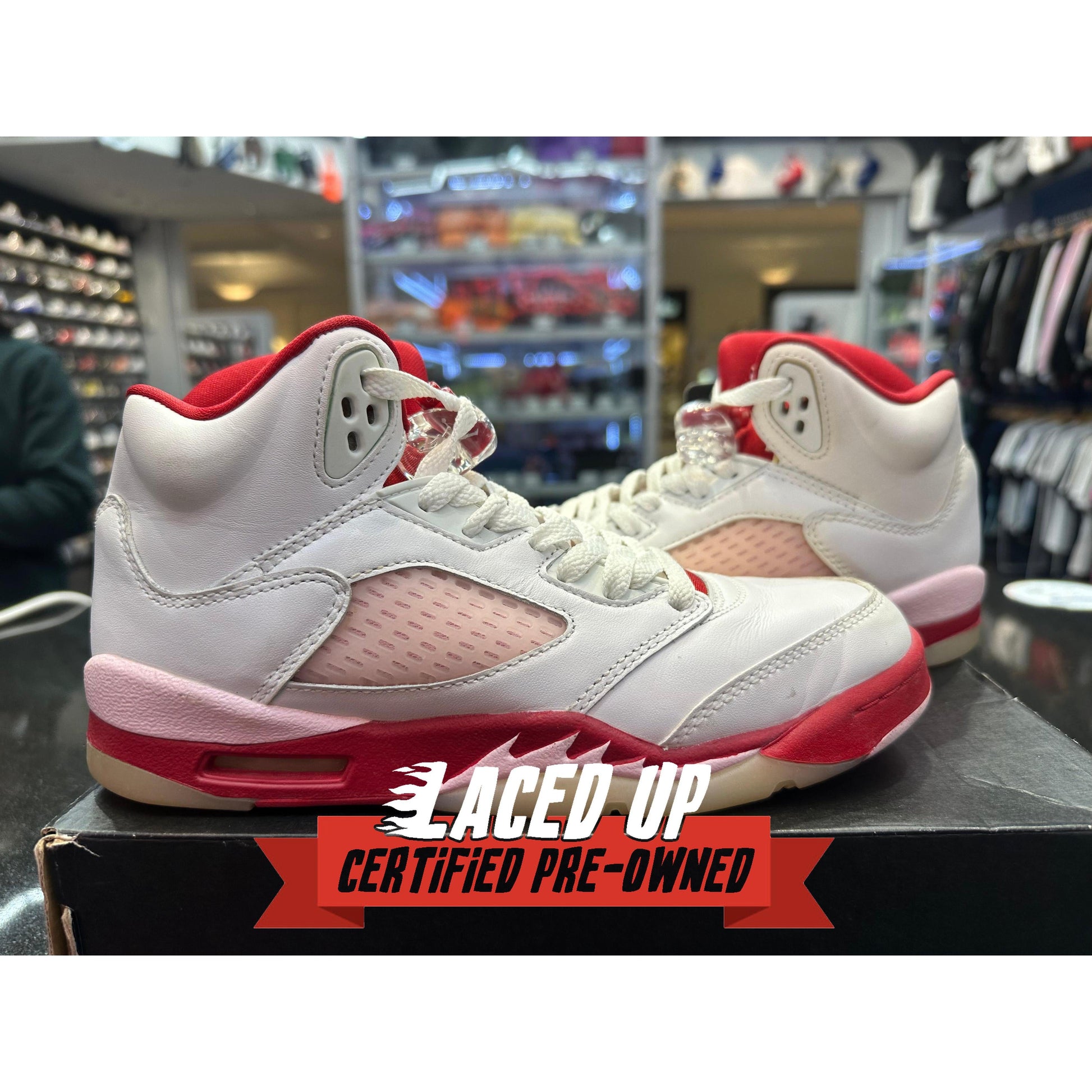 PRE OWNED Air Jordan 5 Retro Pink Foam