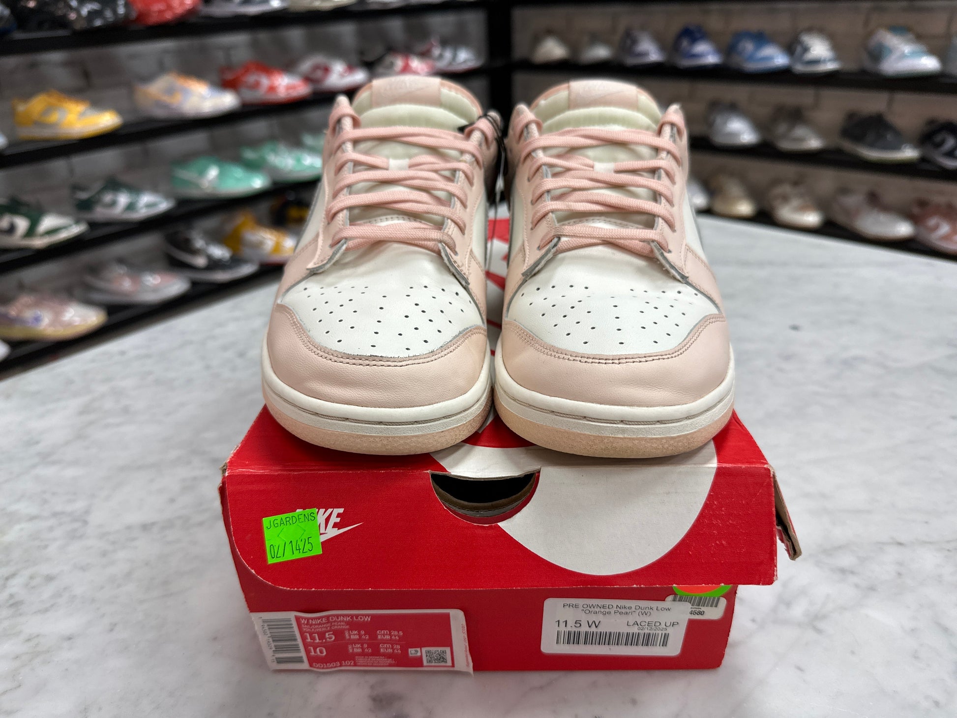 PRE OWNED Nike Dunk Low "Orange Pearl" (W)