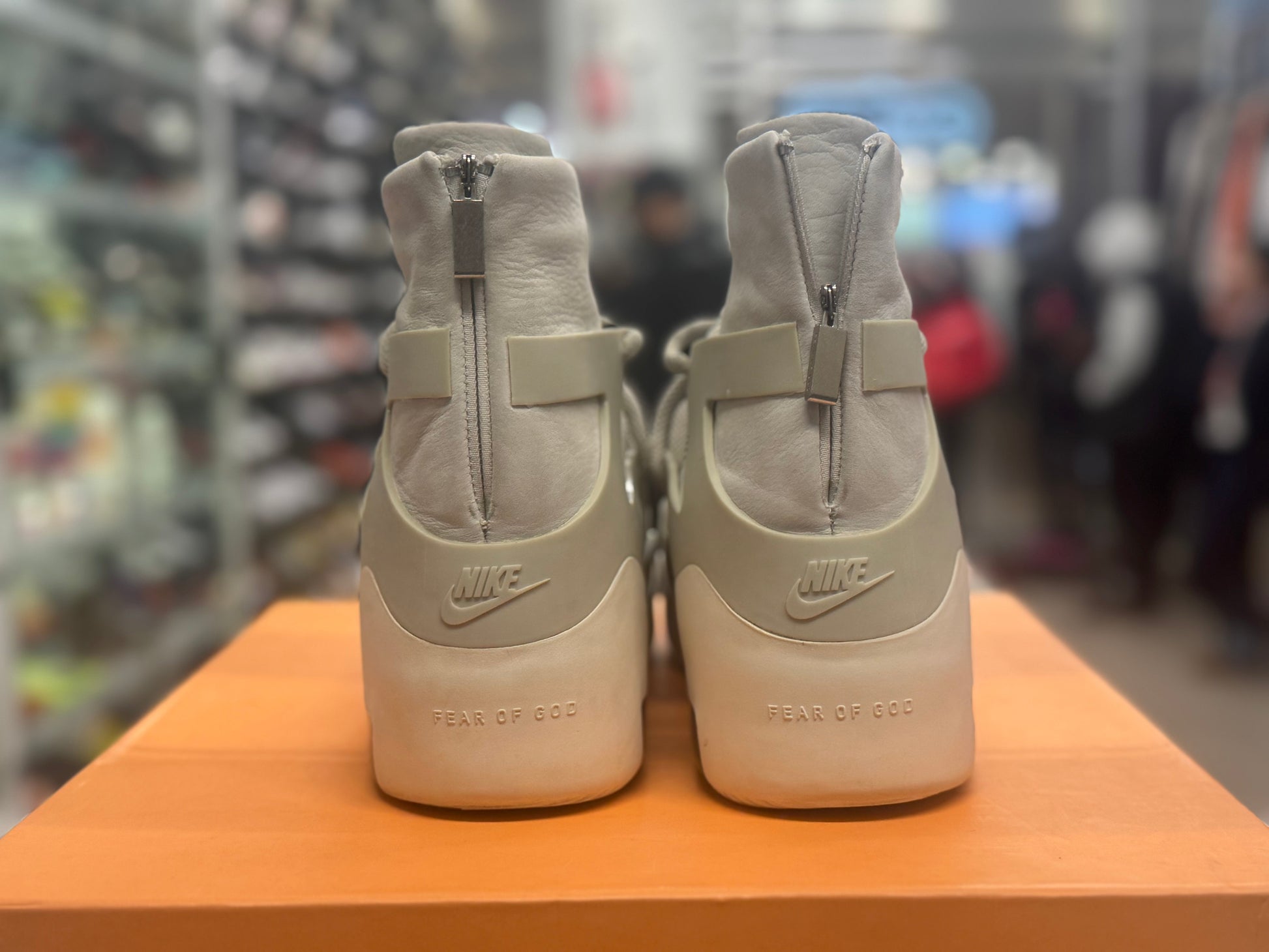 PRE OWNED Air Fear Of God 1 "Light Bone"