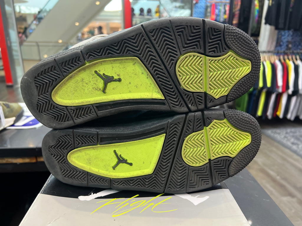 PRE OWNED Jordan 4 Retro SE 95 Neon
