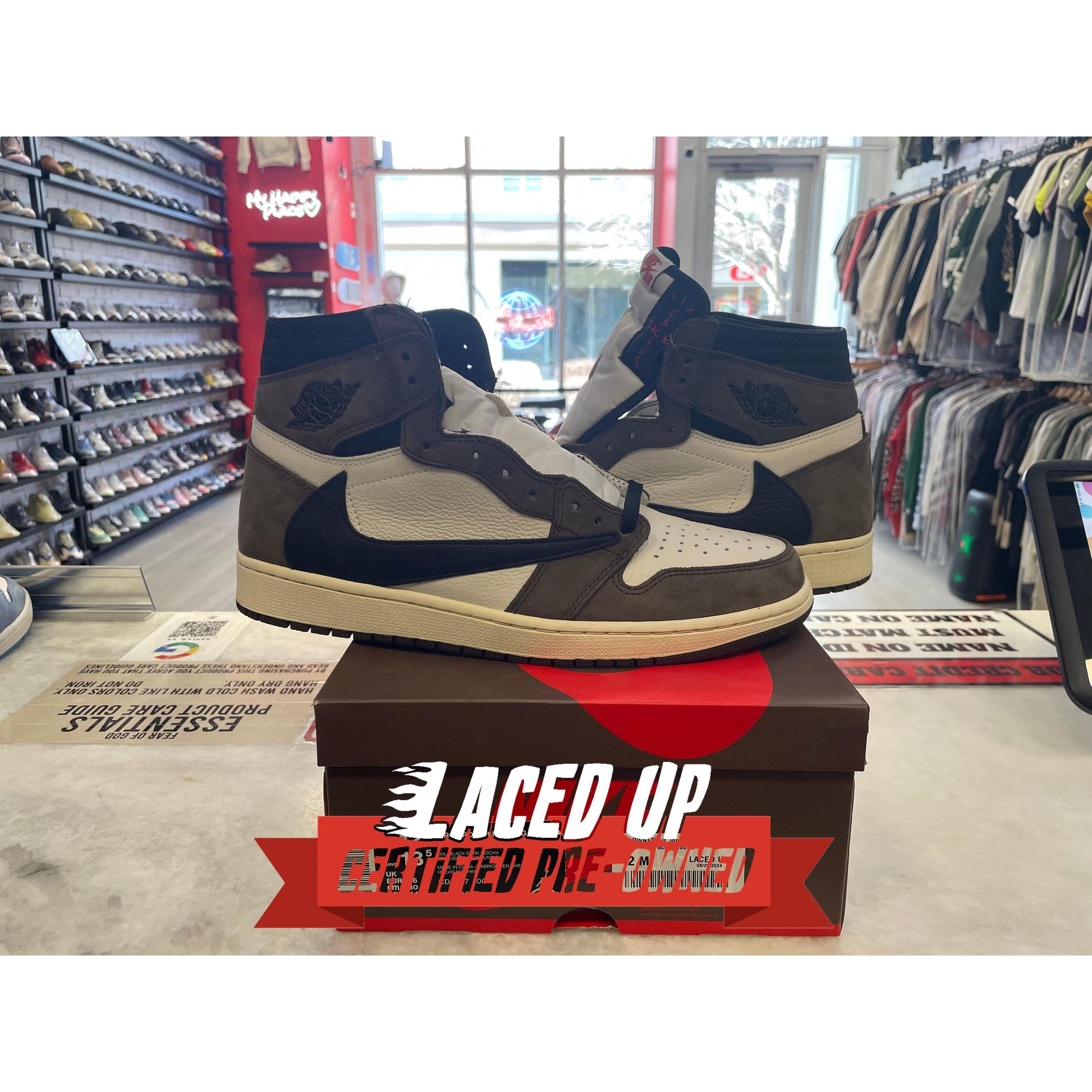 PRE OWNED Air Jordan Retro 1 "Travis Scott Mocha"