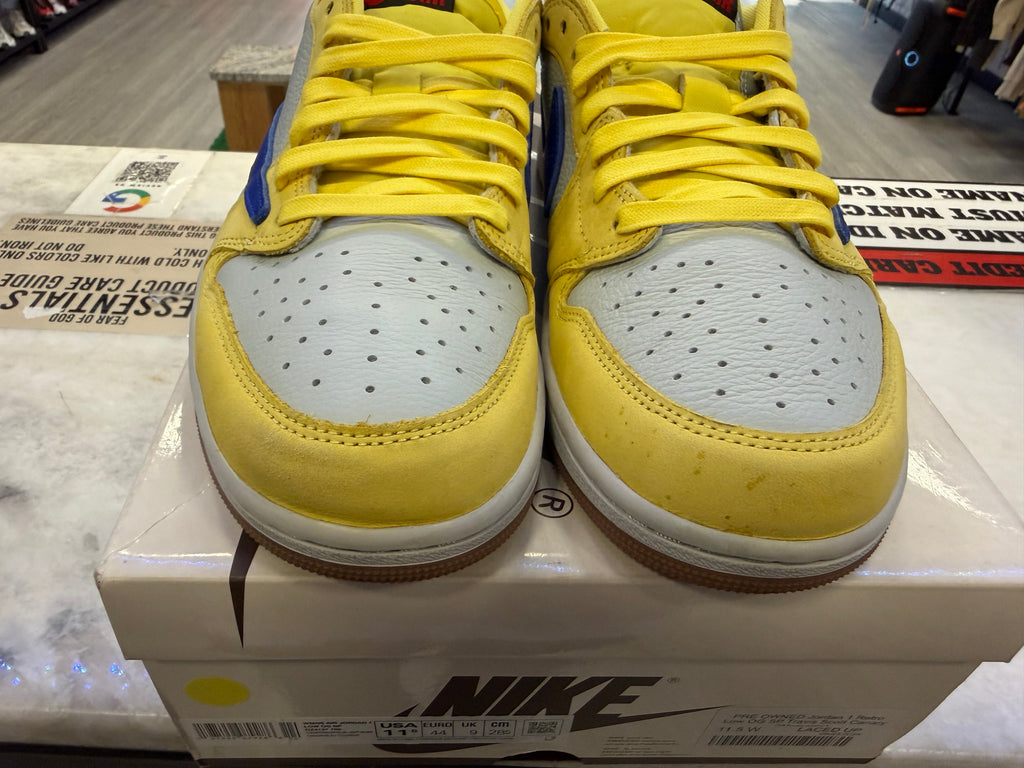 PRE OWNED Jordan 1 Retro Low OG SP Travis Scott Canary (Women's)