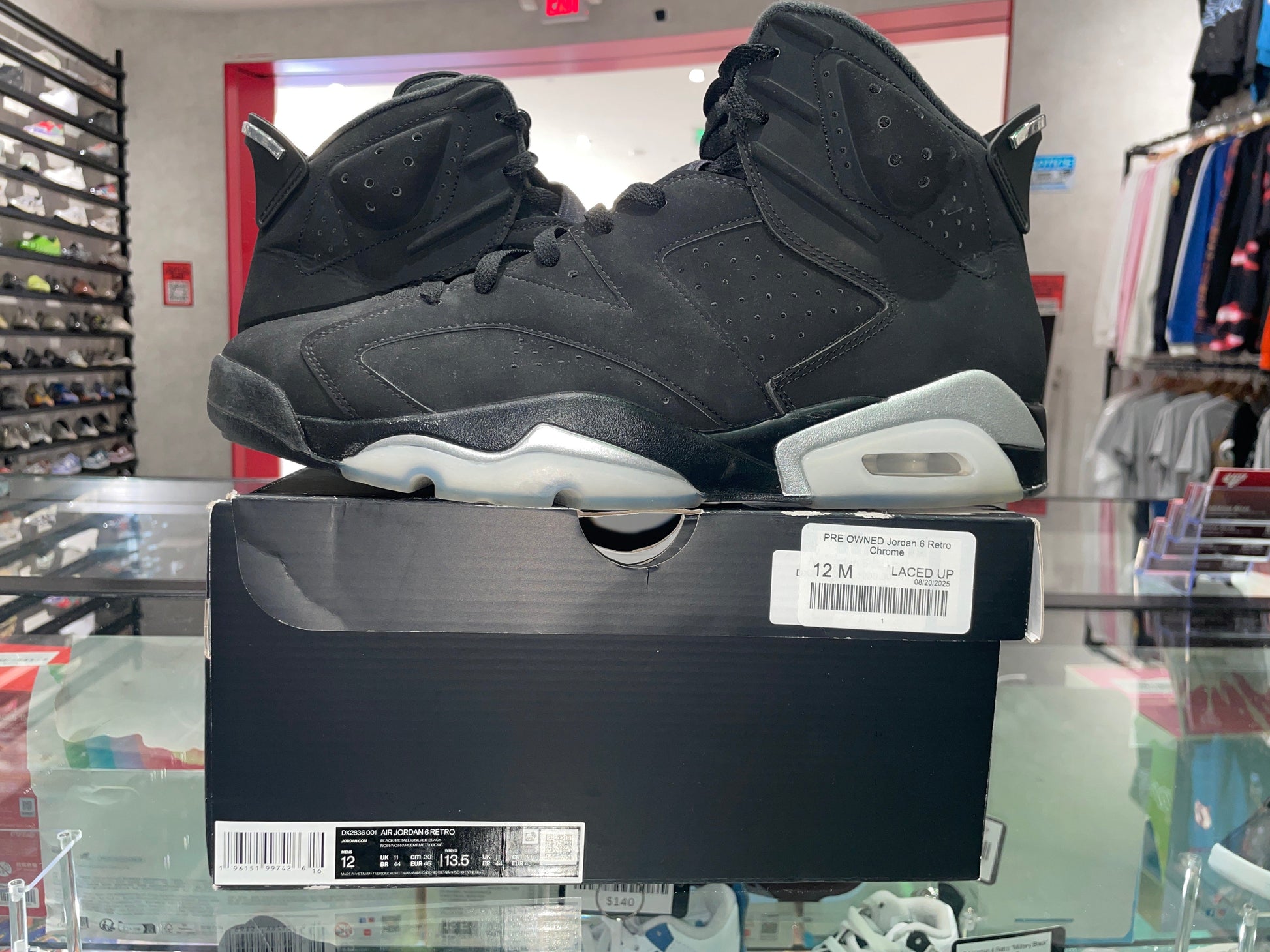 PRE OWNED Jordan 6 Retro Chrome
