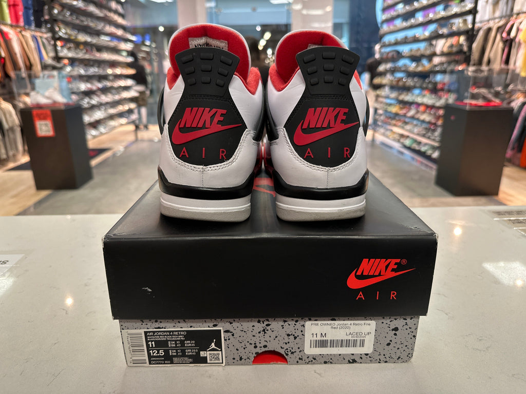 PRE OWNED Jordan 4 Retro Fire Red (2020)