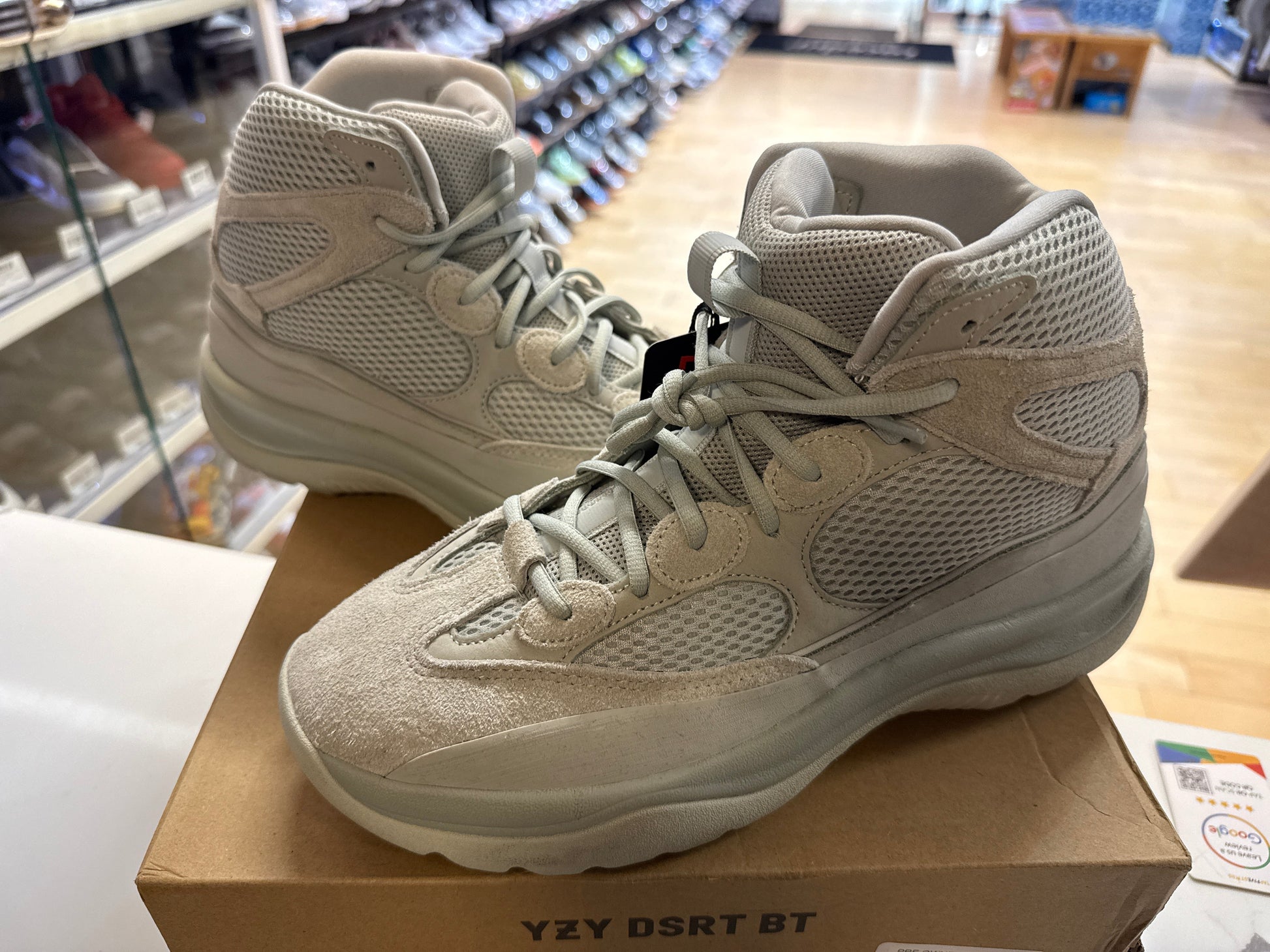 PRE OWNED adidas Yeezy Desert Boot Salt