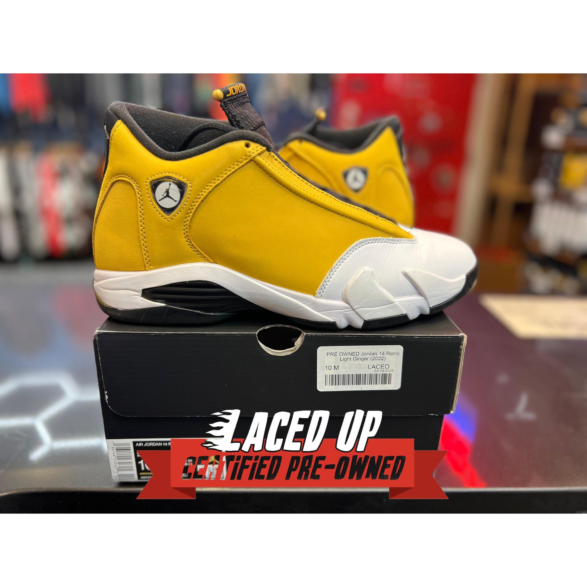 PRE OWNED Jordan 14 Retro Light Ginger (2022)