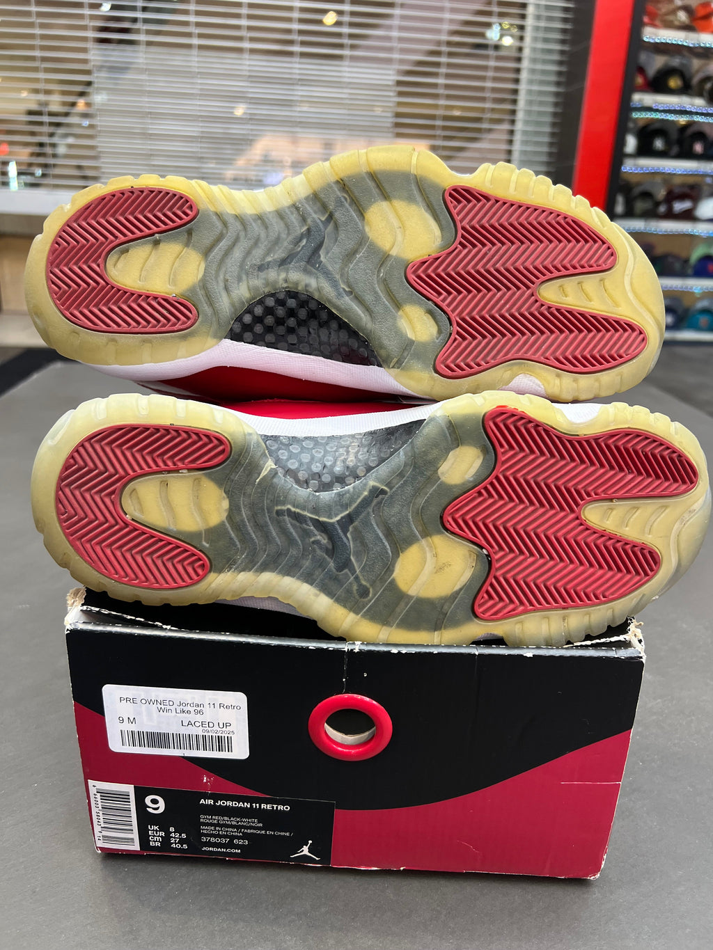PRE OWNED Jordan 11 Retro Win Like 96