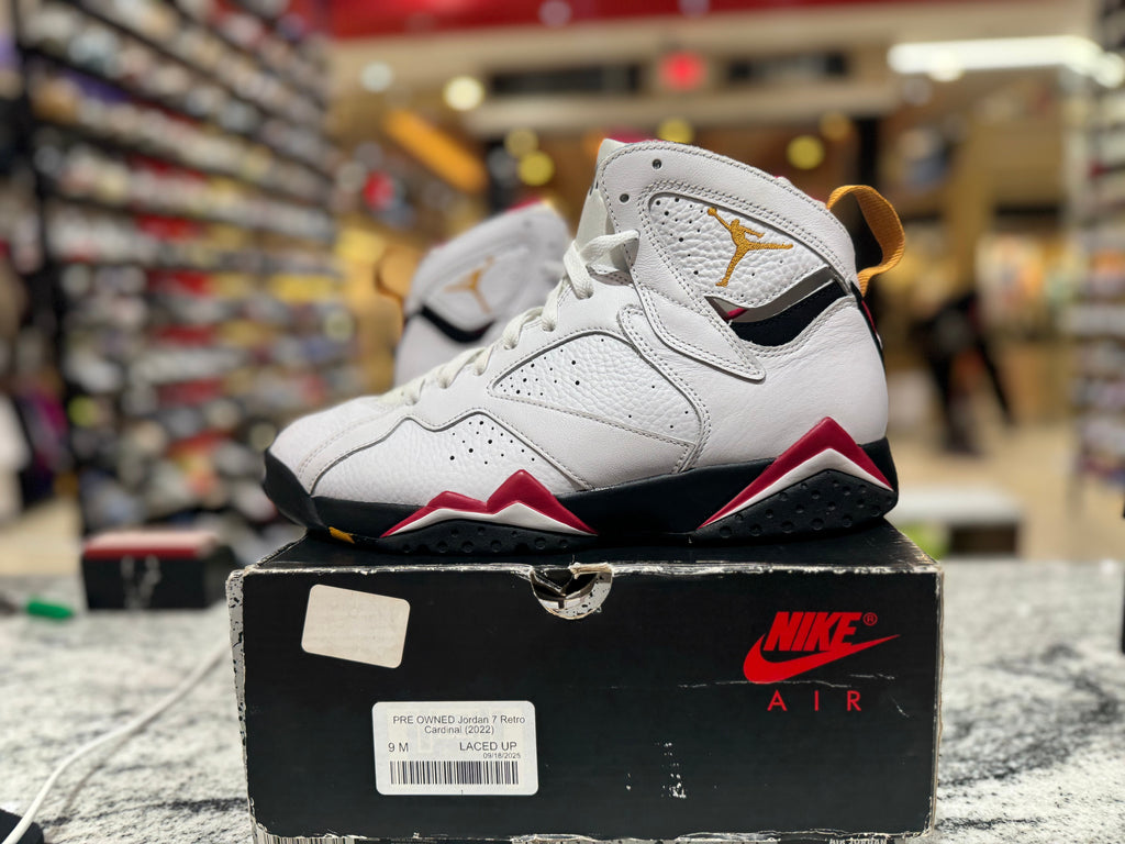 PRE OWNED Jordan 7 Retro Cardinal (2022)