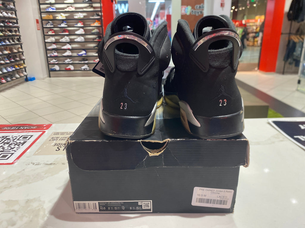 PRE OWNED Jordan 6 Retro Chrome