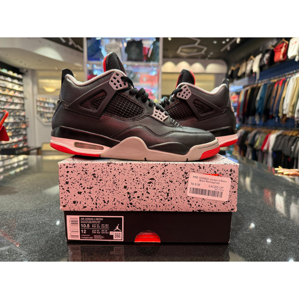 PRE OWNED Jordan 4 Retro Bred Reimagined