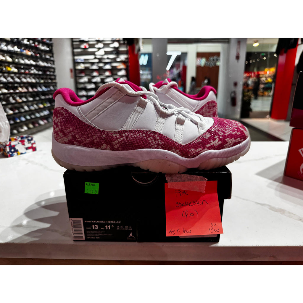 PRE OWNED Jordan 11 Retro Low Pink Snakeskin (2019) (Women's)