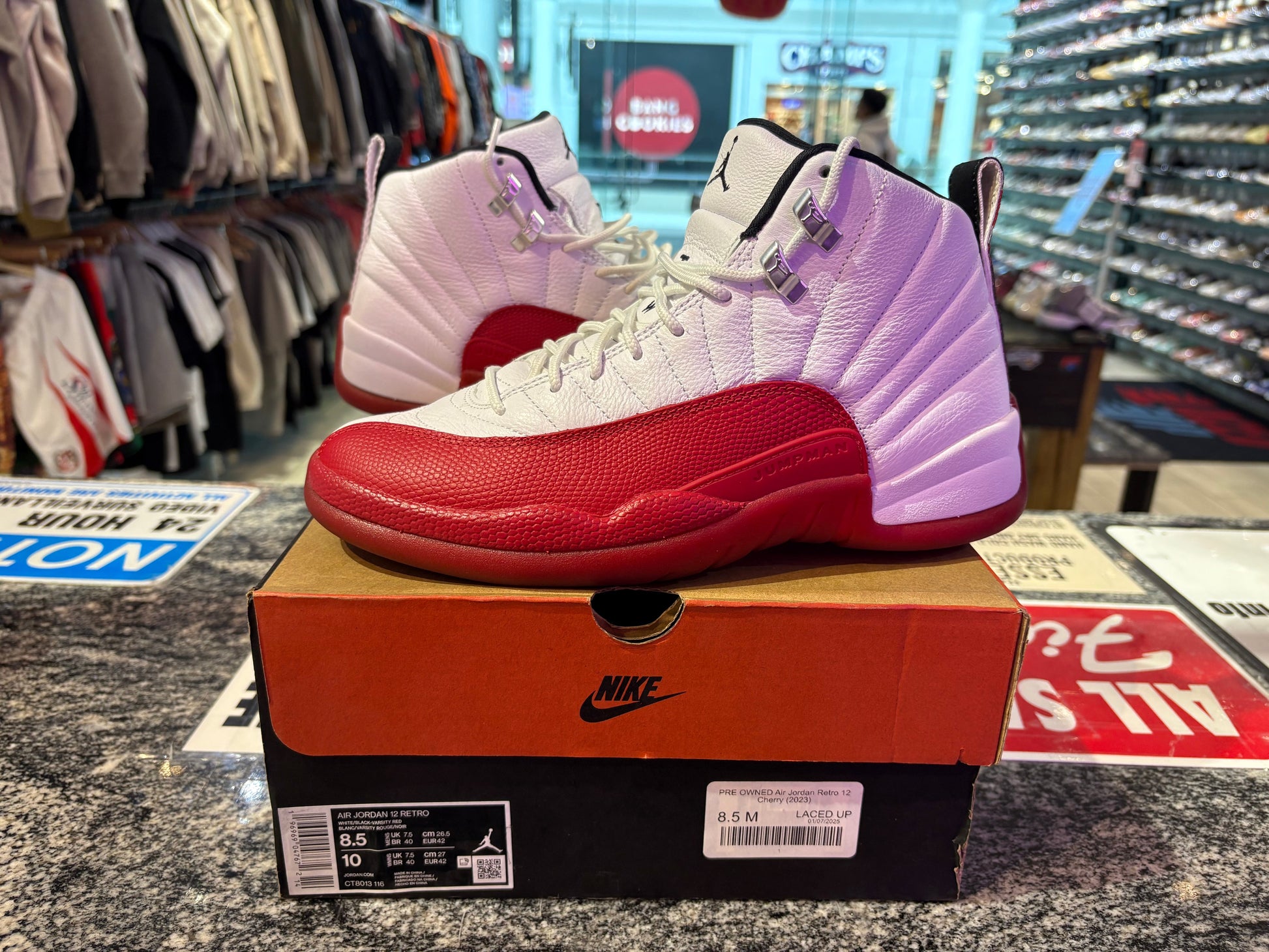 PRE OWNED Air Jordan Retro 12 Cherry (2023)