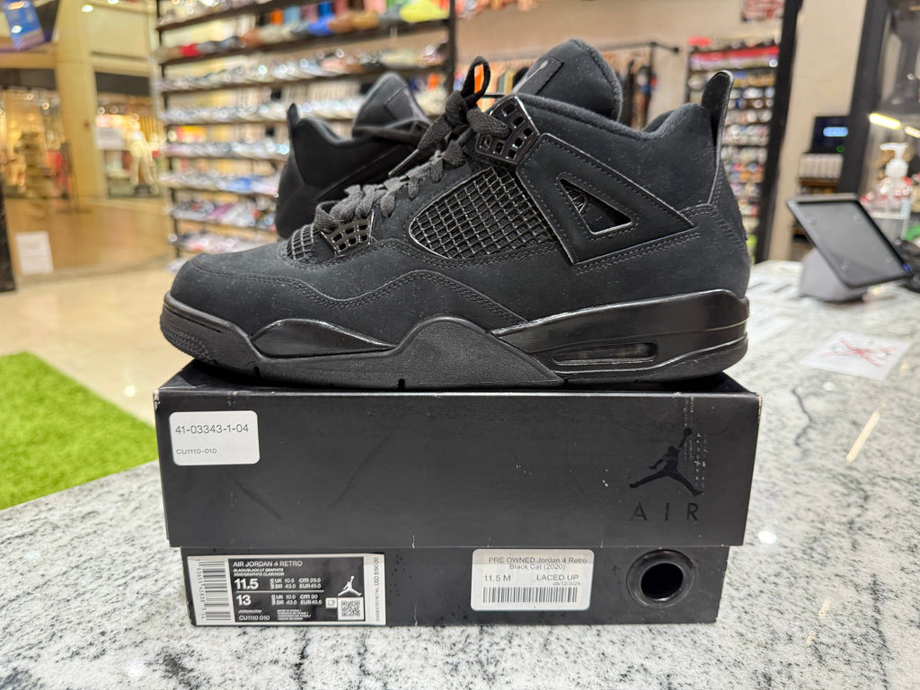 PRE OWNED Jordan 4 Retro Black Cat (2020)