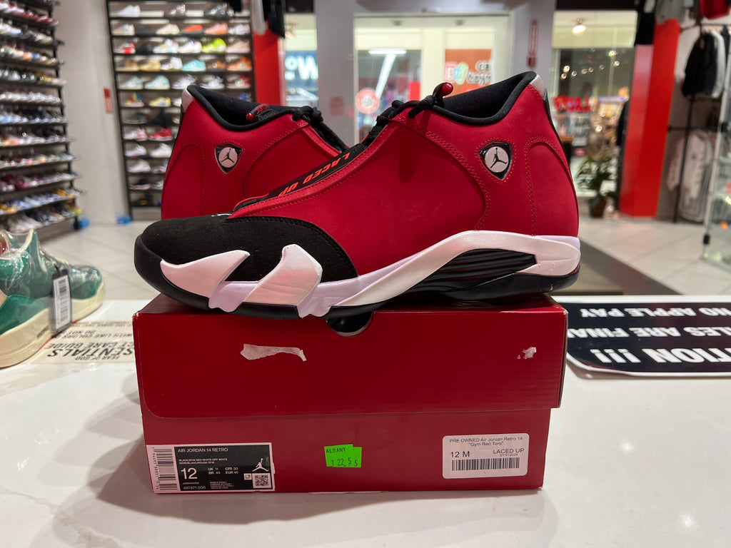 PRE OWNED Air Jordan Retro 14 "Gym Red Toro"
