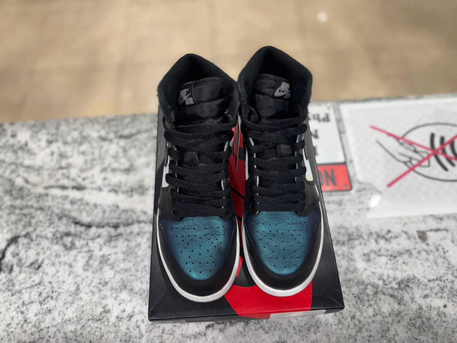 PRE OWNED Jordan 1 Retro All-Star Chameleon (2017) (GS)