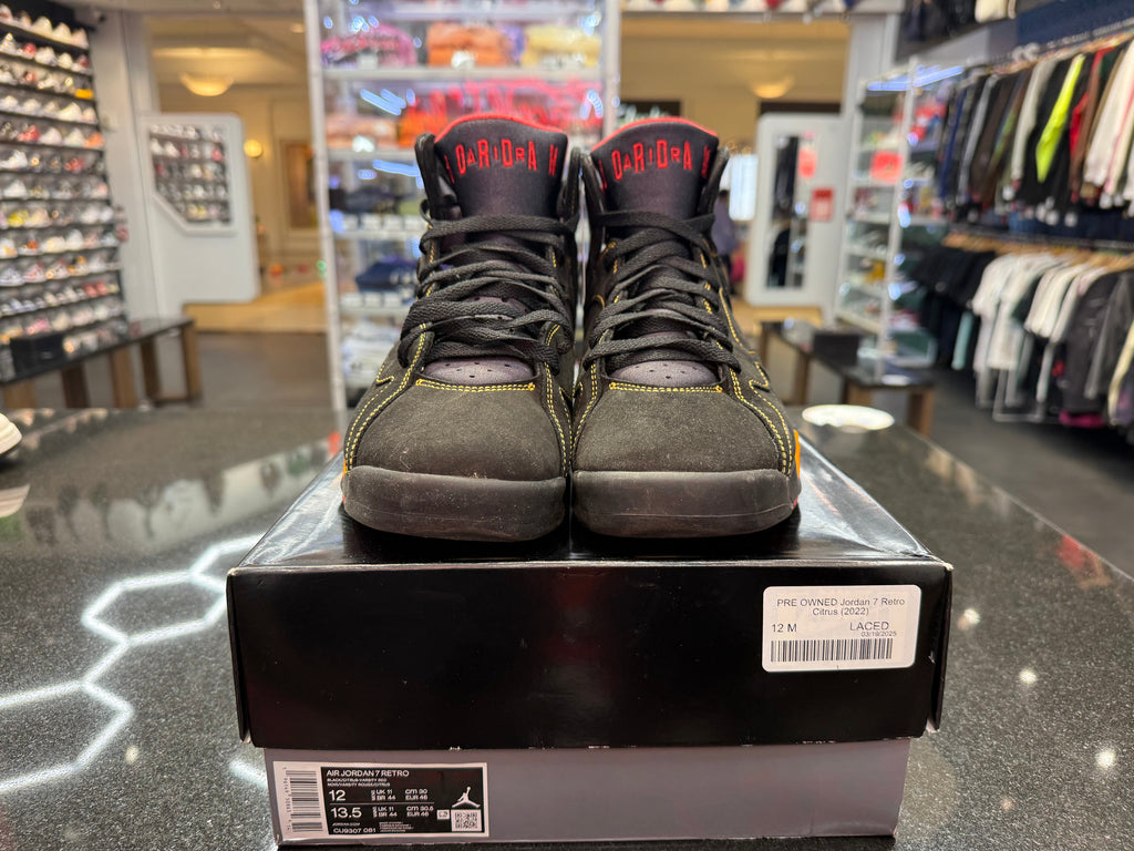 PRE OWNED Jordan 7 Retro Citrus (2022)