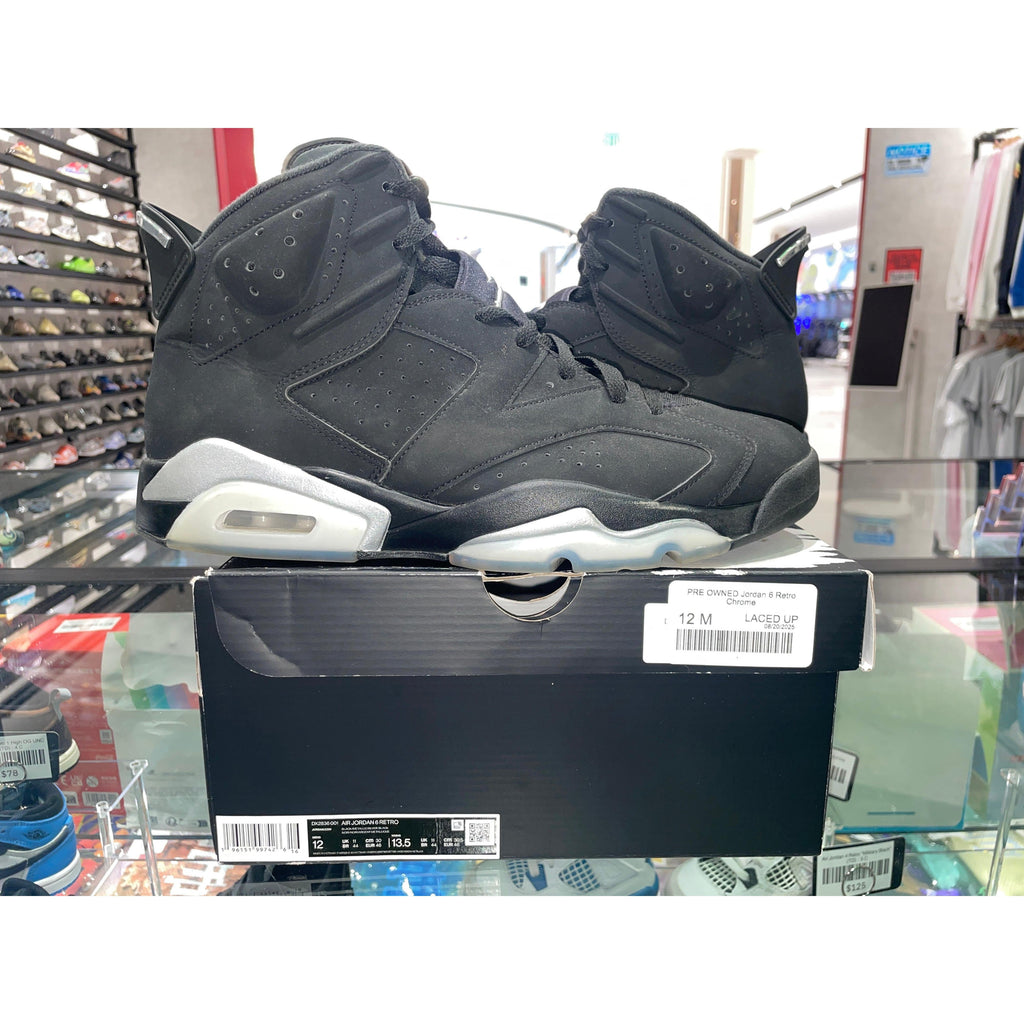 PRE OWNED Jordan 6 Retro Chrome