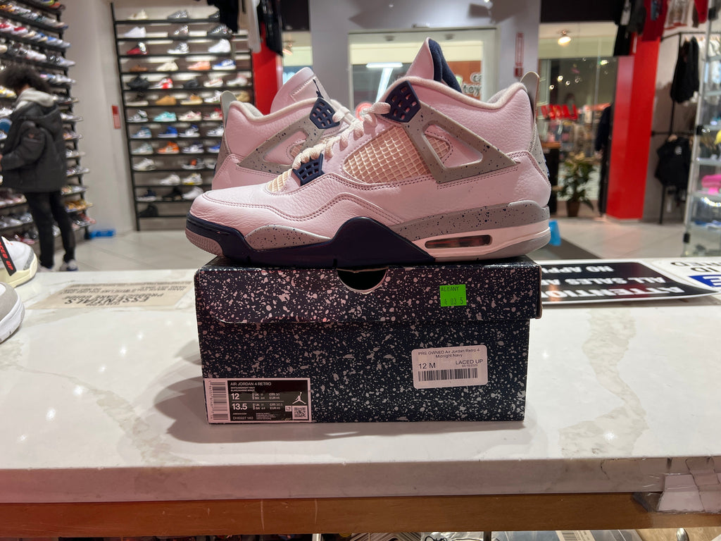PRE OWNED Air Jordan Retro 4 Midnight Navy