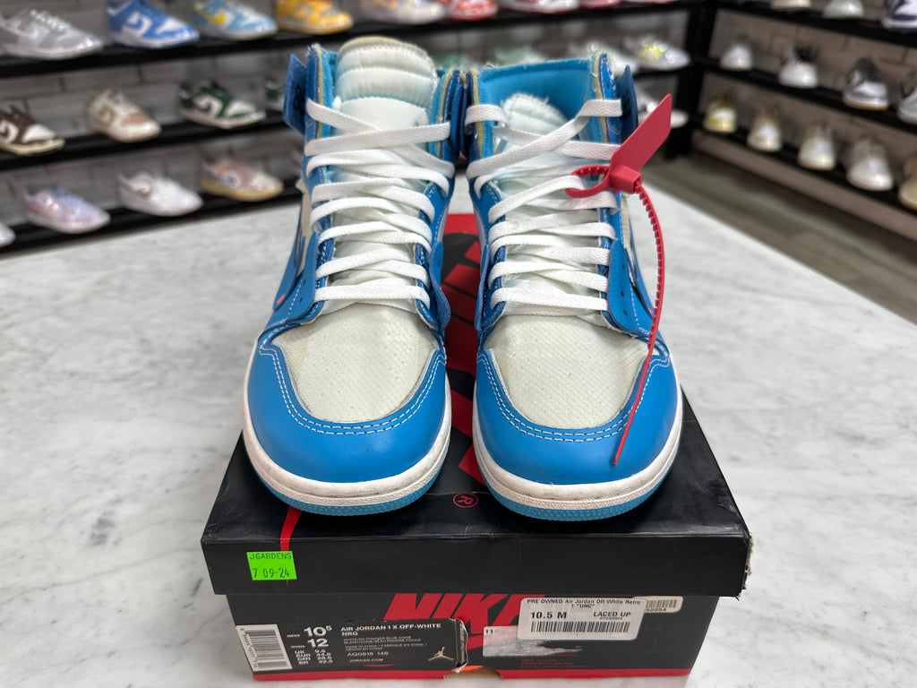 PRE OWNED Air Jordan Off White Retro 1 "UNC"