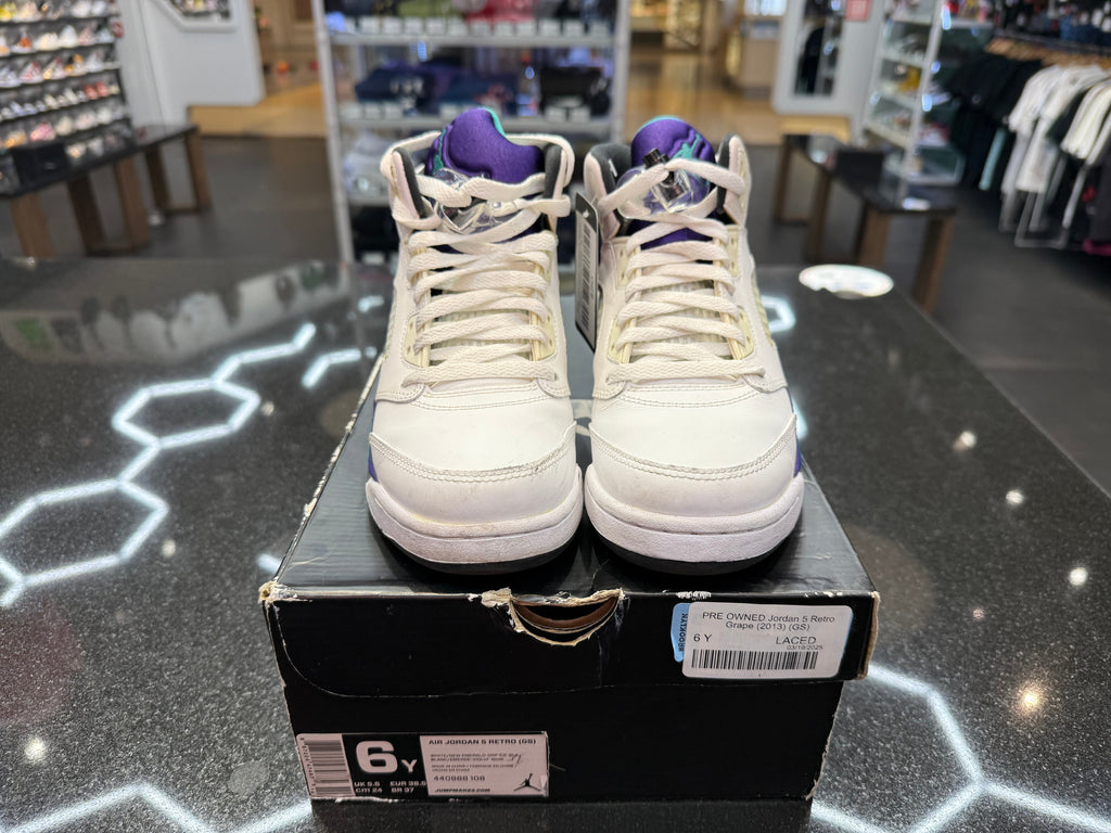 PRE OWNED Jordan 5 Retro Grape (2013) (GS)