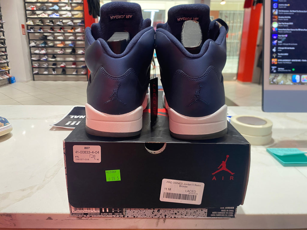 PRE OWNED Jordan 5 Retro Bronze