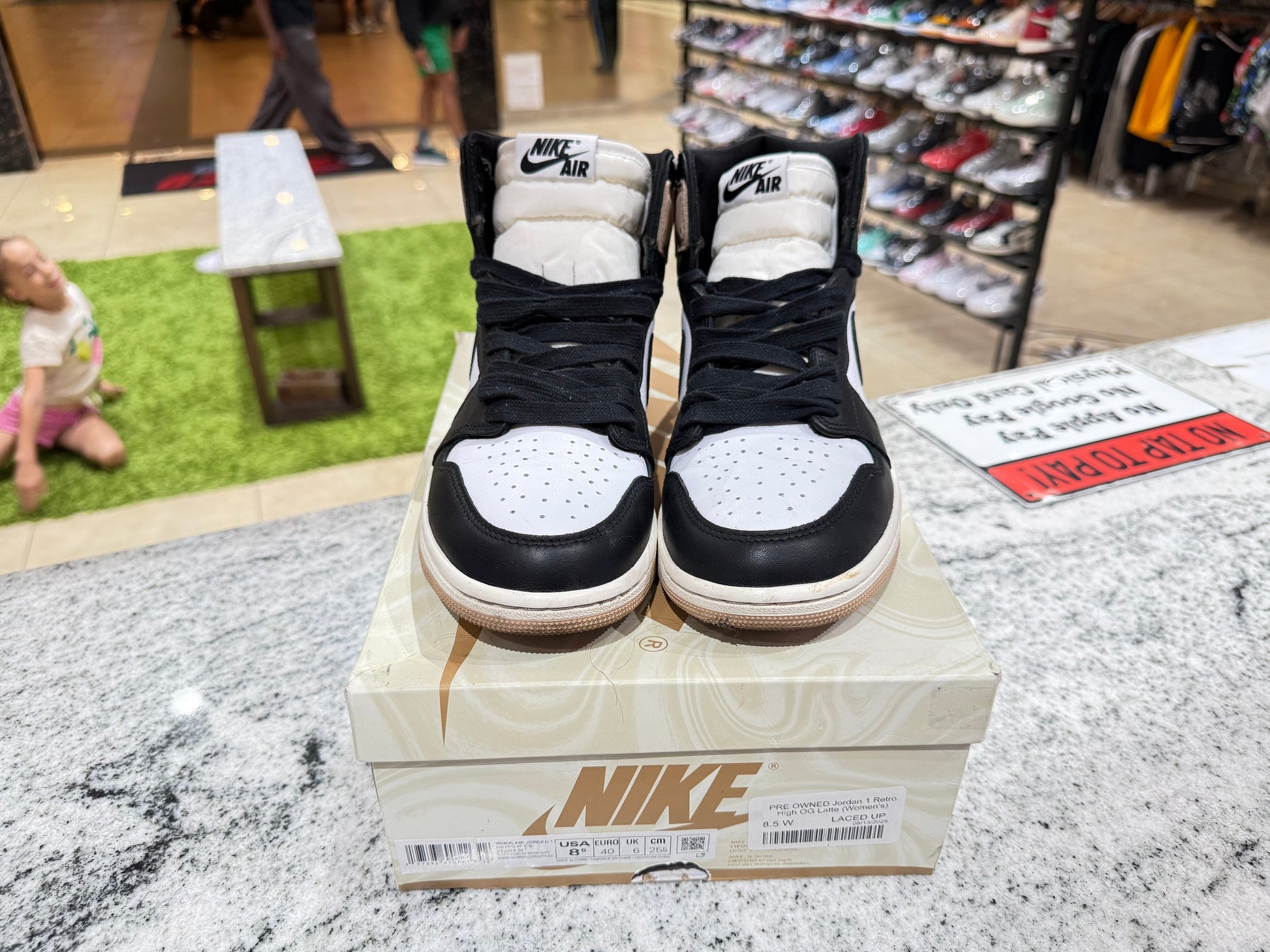 PRE OWNED Jordan 1 Retro High OG Latte (Women's)