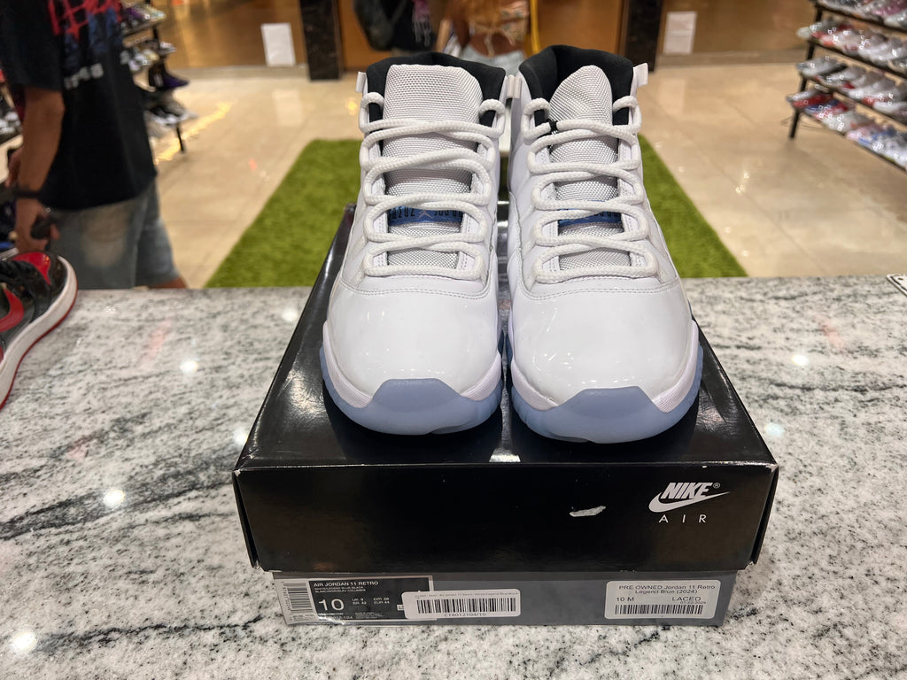 PRE OWNED Jordan 11 Retro Legend Blue (2024)