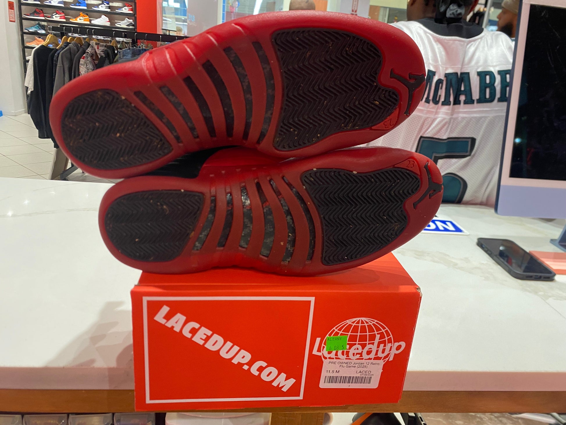 PRE OWNED Jordan 12 Retro Flu Game (2025)