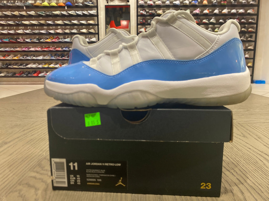 PRE OWNED Jordan 11 Retro Low University Blue (2017)