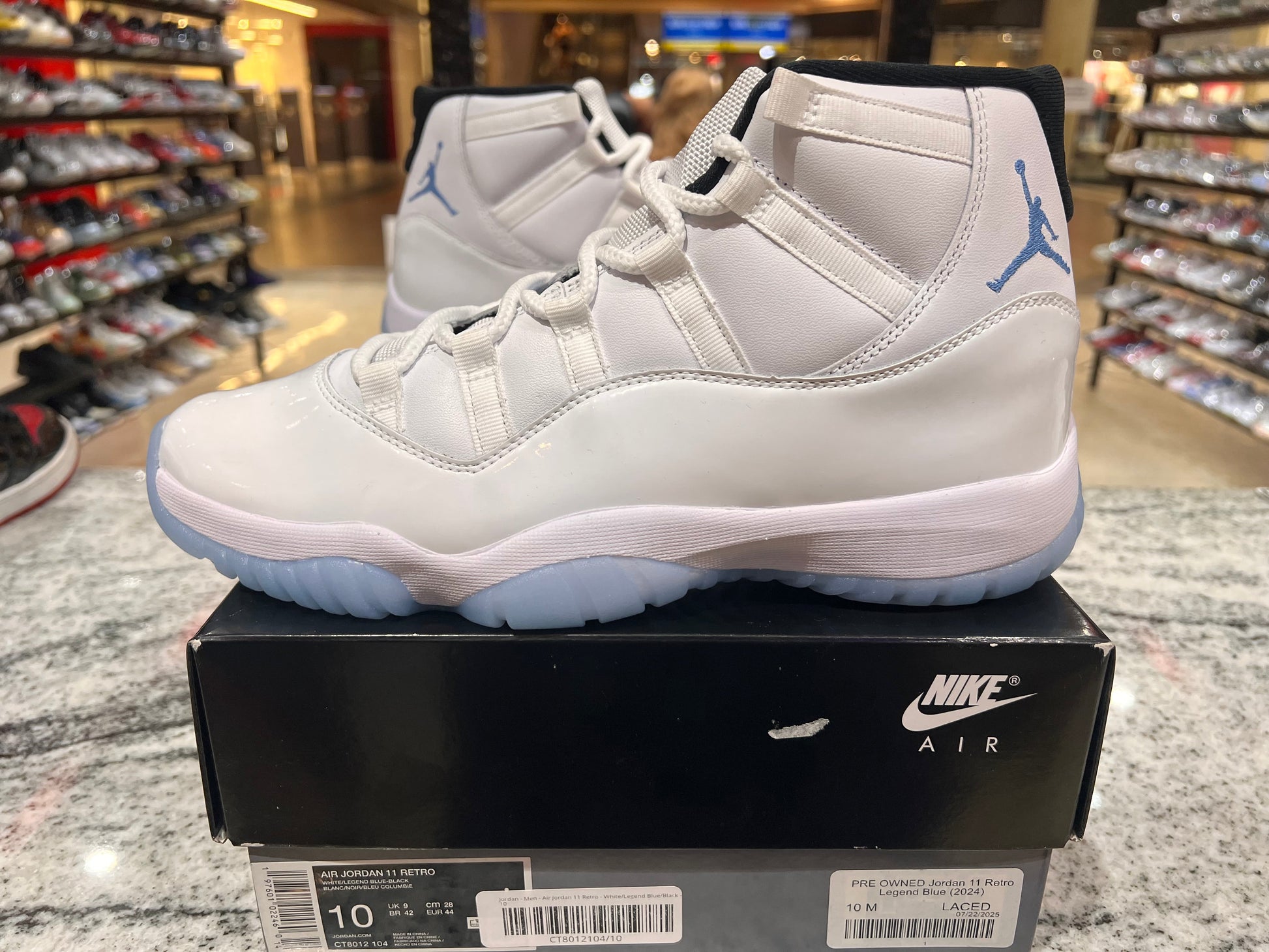 PRE OWNED Jordan 11 Retro Legend Blue (2024)