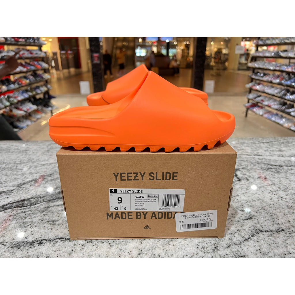 PRE OWNED adidas Yeezy Slide Enflame Orange