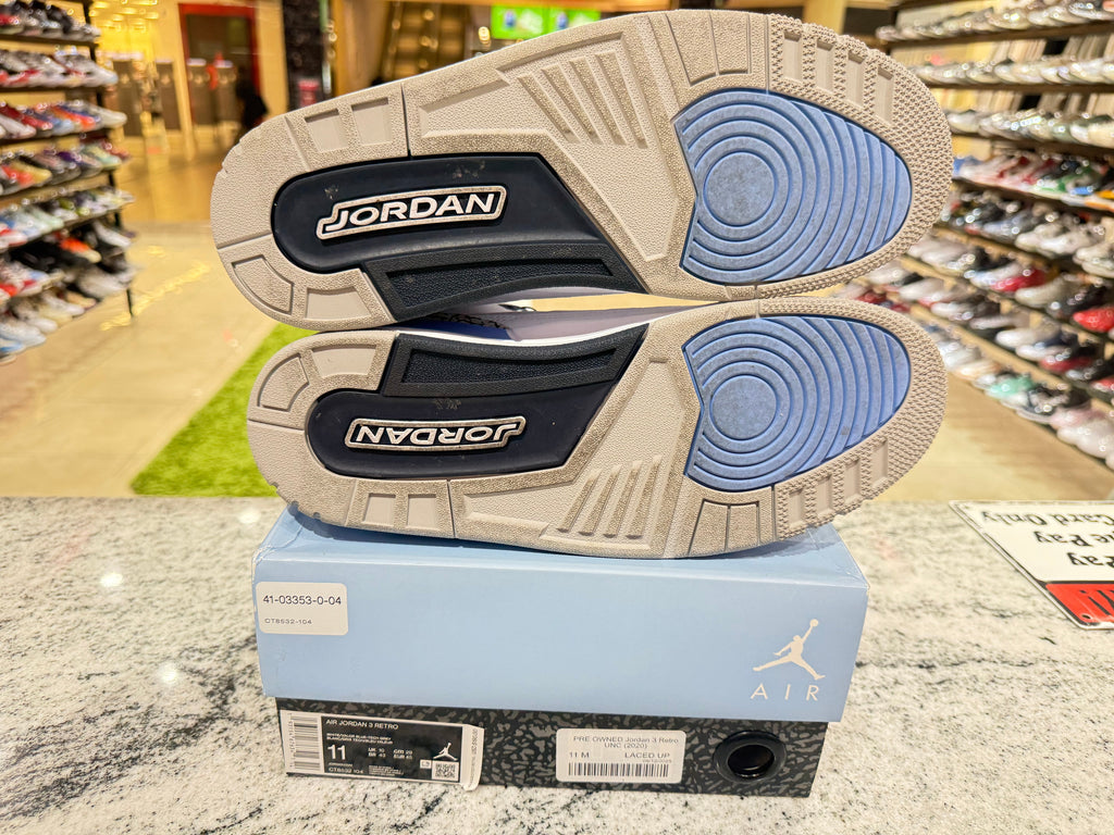 PRE OWNED Jordan 3 Retro UNC (2020)
