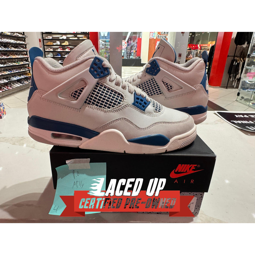 PRE OWNED Jordan 4 Retro Military Blue (2024)