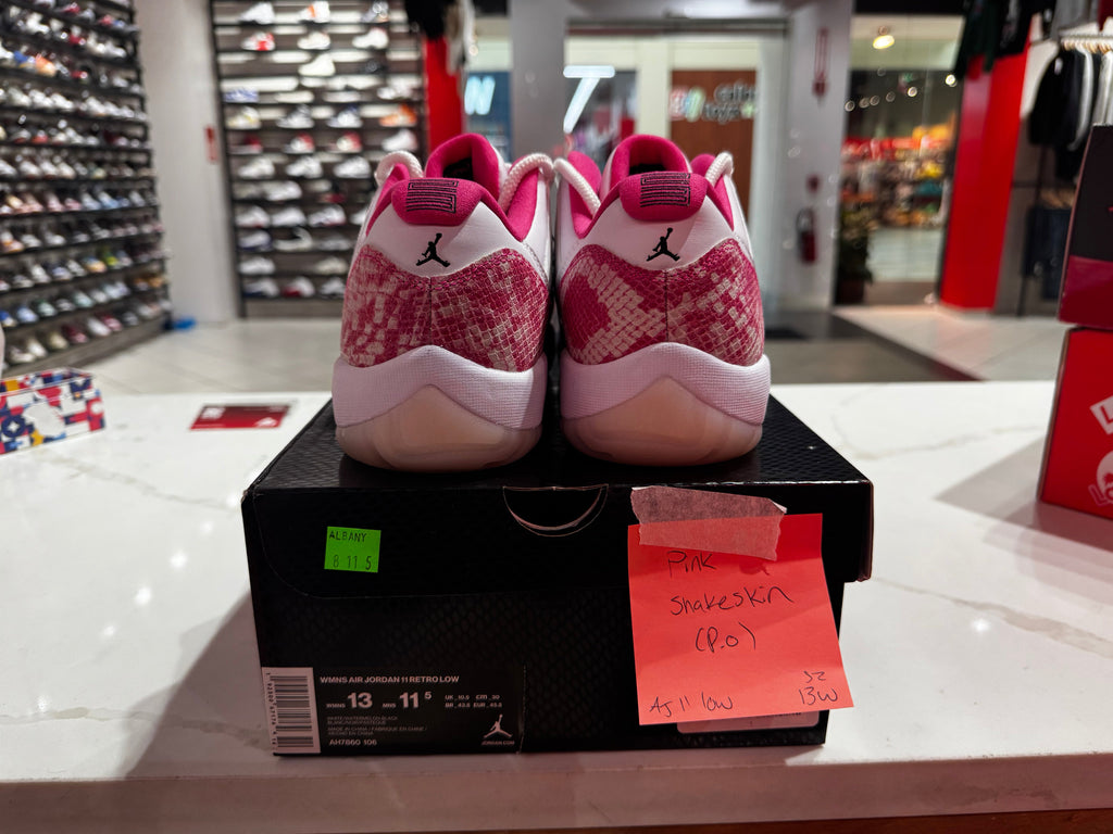 PRE OWNED Jordan 11 Retro Low Pink Snakeskin (2019) (Women's)