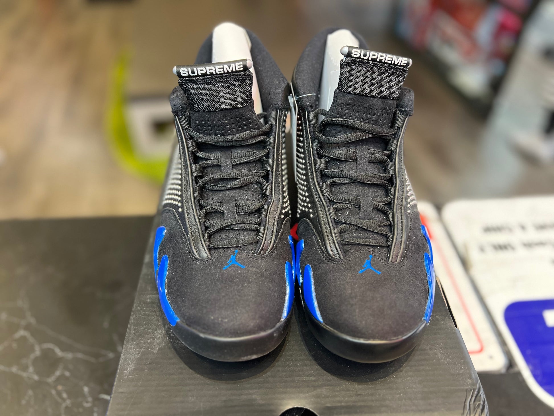 PRE OWNED Jordan 14 Retro Supreme Black