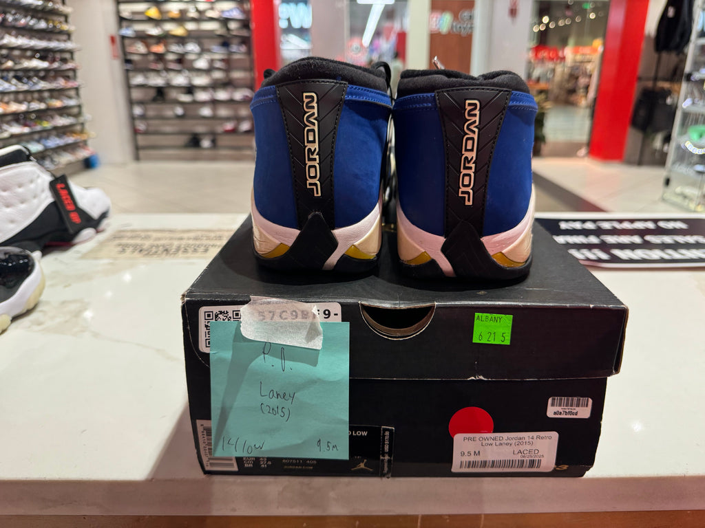 PRE OWNED Jordan 14 Retro Low Laney (2015)
