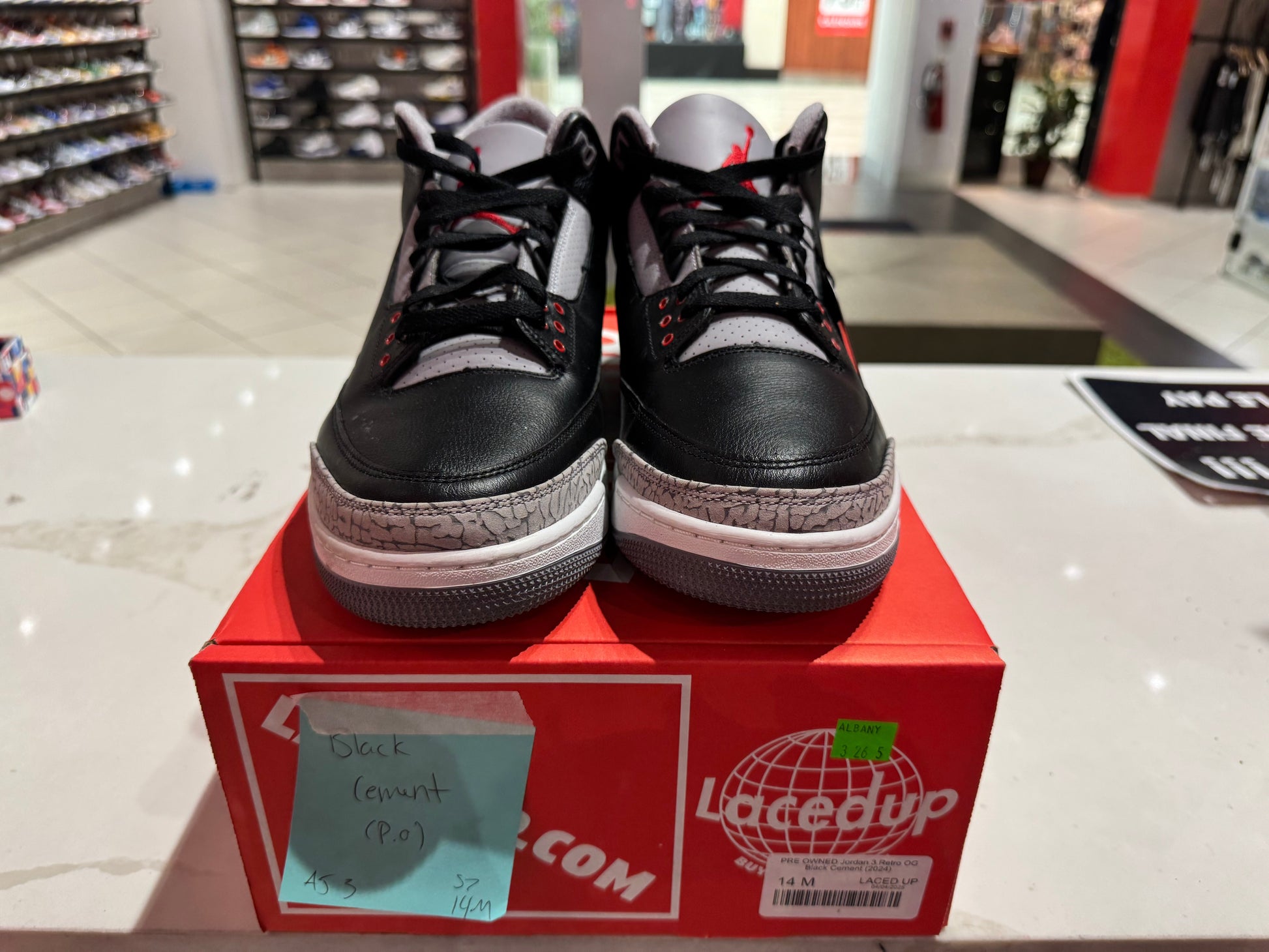 PRE OWNED Jordan 3 Retro OG Black Cement (2024)