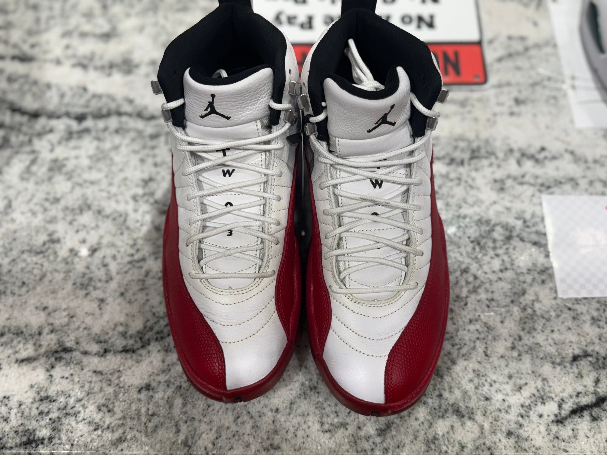 PRE OWNED Jordan 12 Retro Cherry (2023) No Box