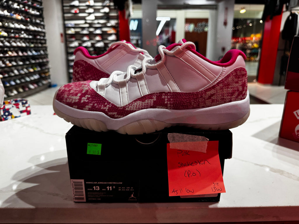 PRE OWNED Jordan 11 Retro Low Pink Snakeskin (2019) (Women's)