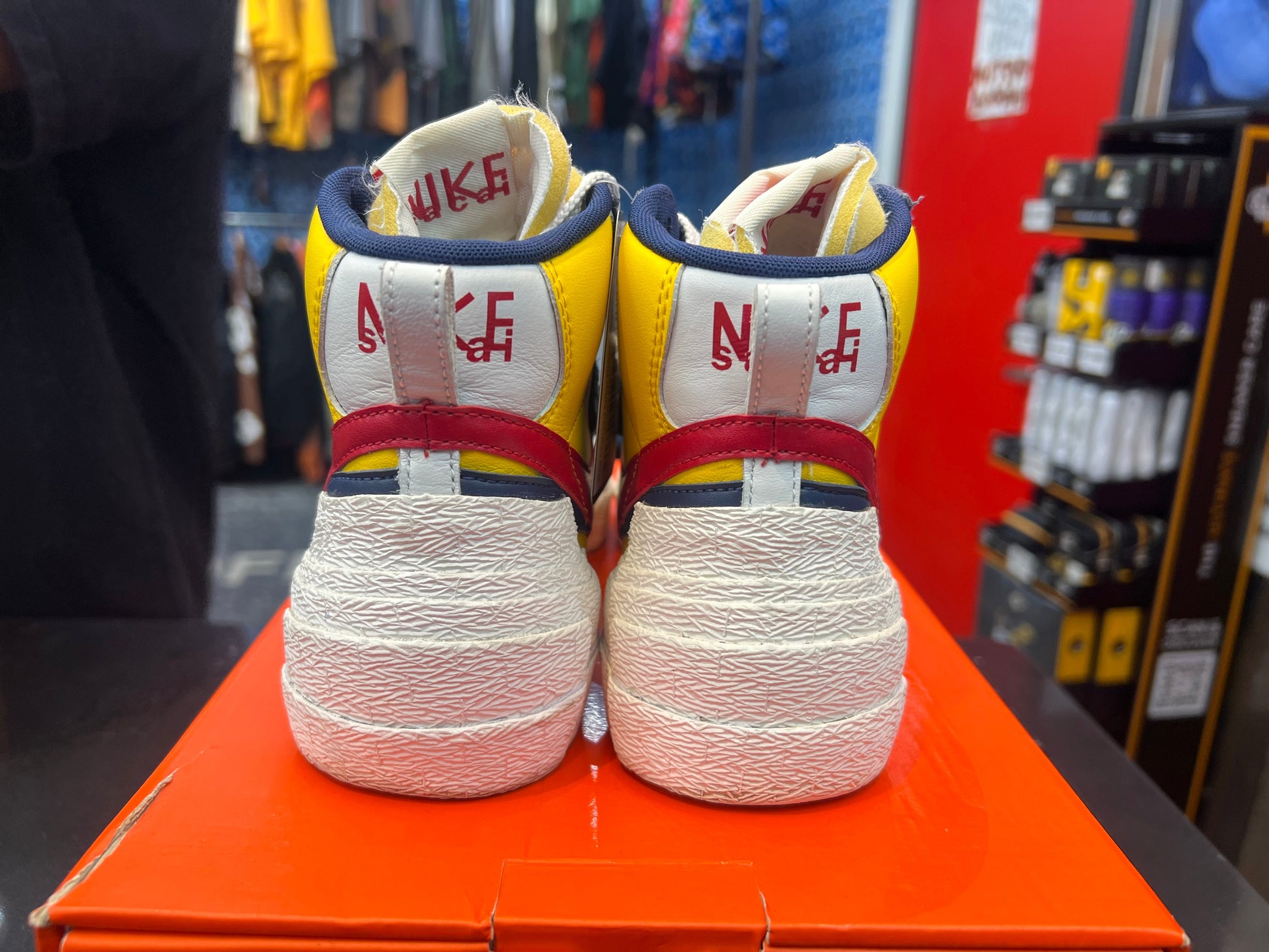 Pre Owned Nike Blazer Mid Sacai Snow Beach