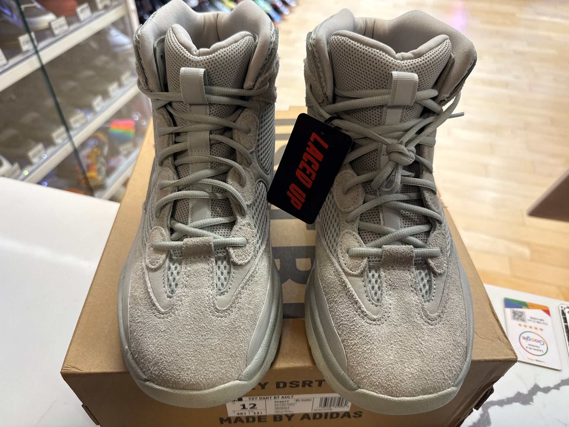 PRE OWNED adidas Yeezy Desert Boot Salt